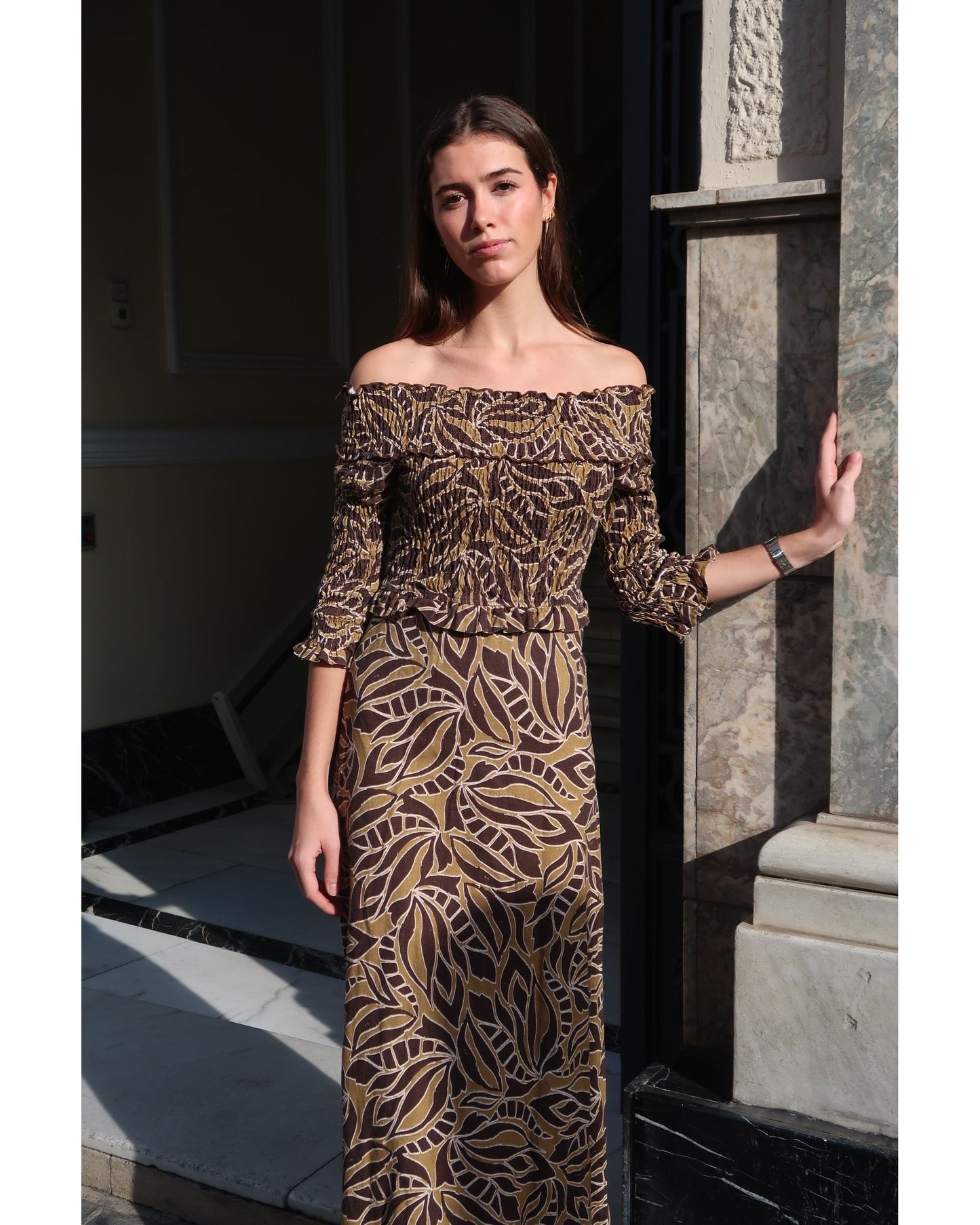 Pietra- Vestido Midi Safari
