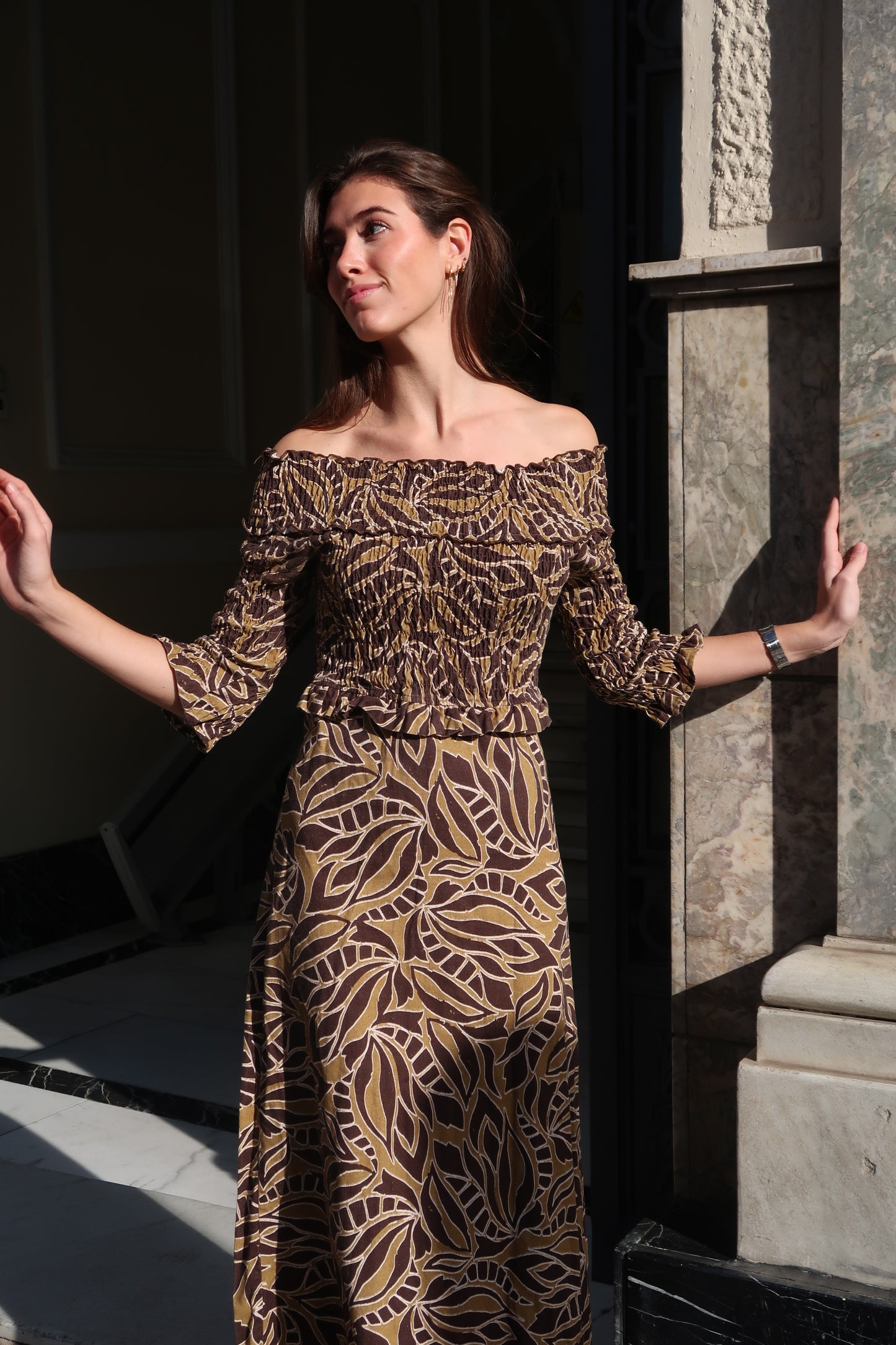 Pietra- Vestido Midi Safari