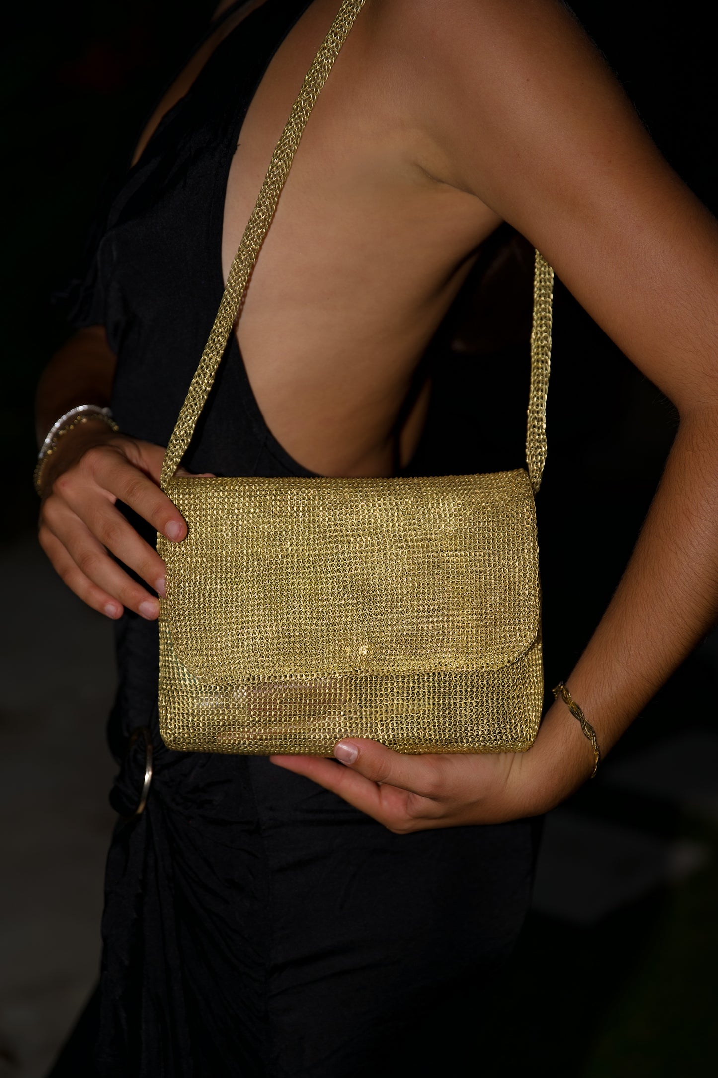 Moné - Clio bag Gold