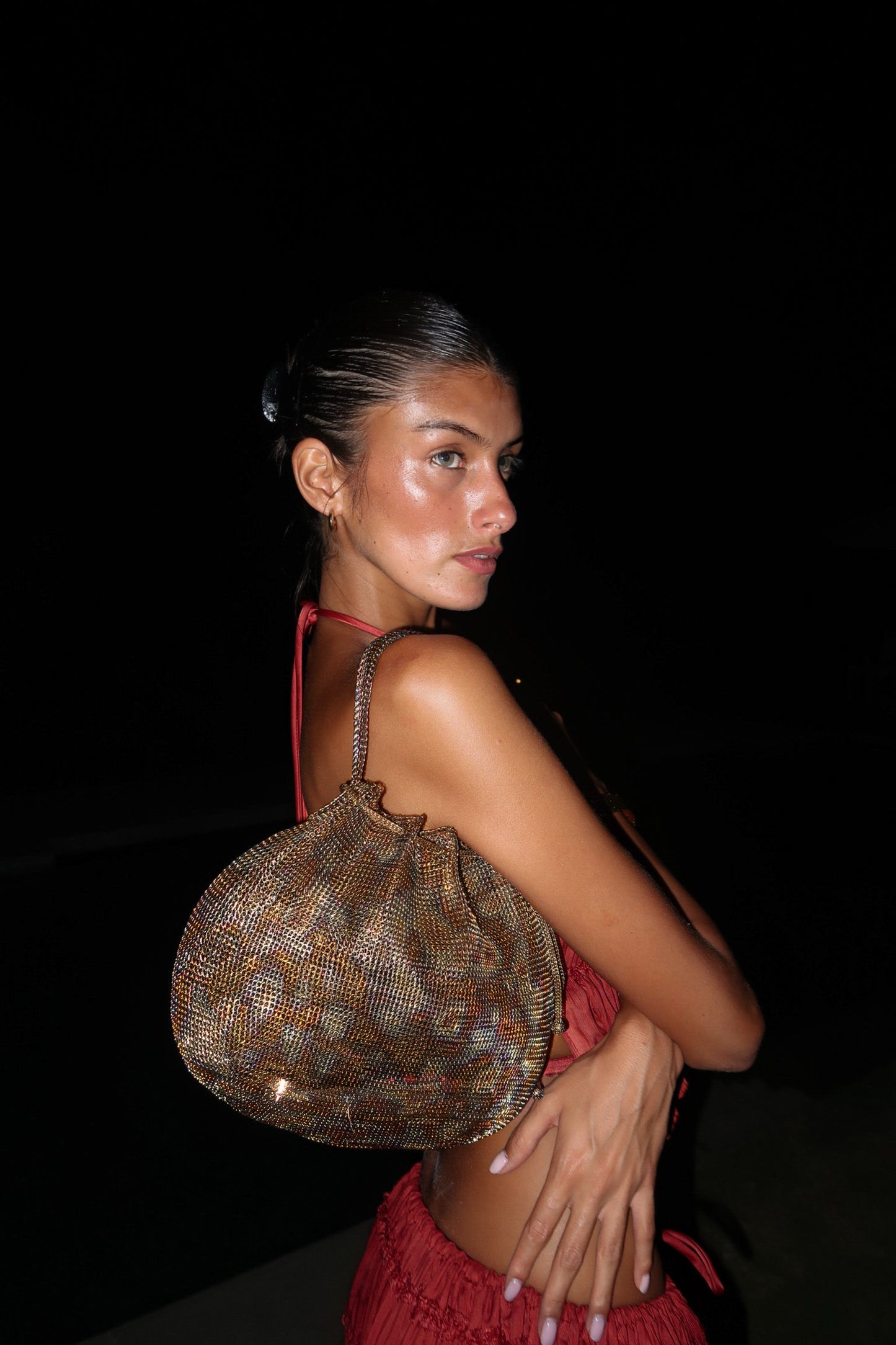 Moné - Aphrodite bag Labradorite