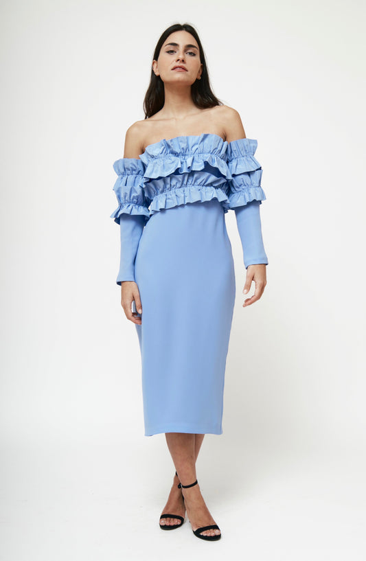 Redondo Brand - Vestido Midi Zafiro pre-loved