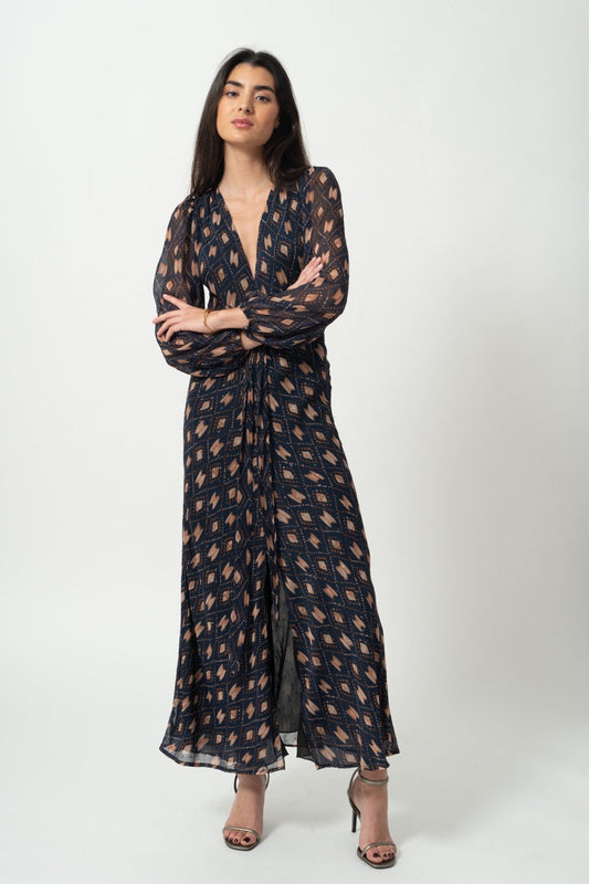 Baymo - Vestido Midi Rombi pre-loved - Lend the Label 