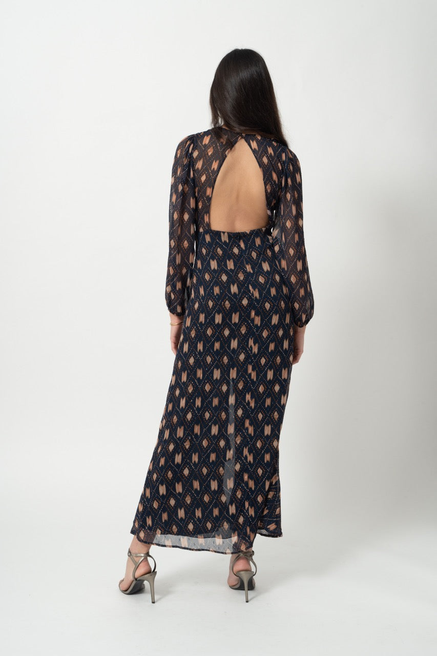 Baymo - Vestido Midi Rombi pre-loved - Lend the Label 