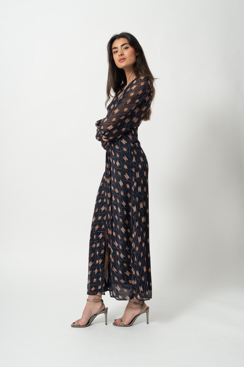 Baymo - Vestido Midi Rombi pre-loved - Lend the Label 