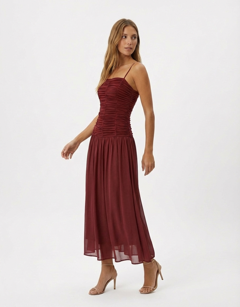 Avec Studio - Vestido Midi Abadia