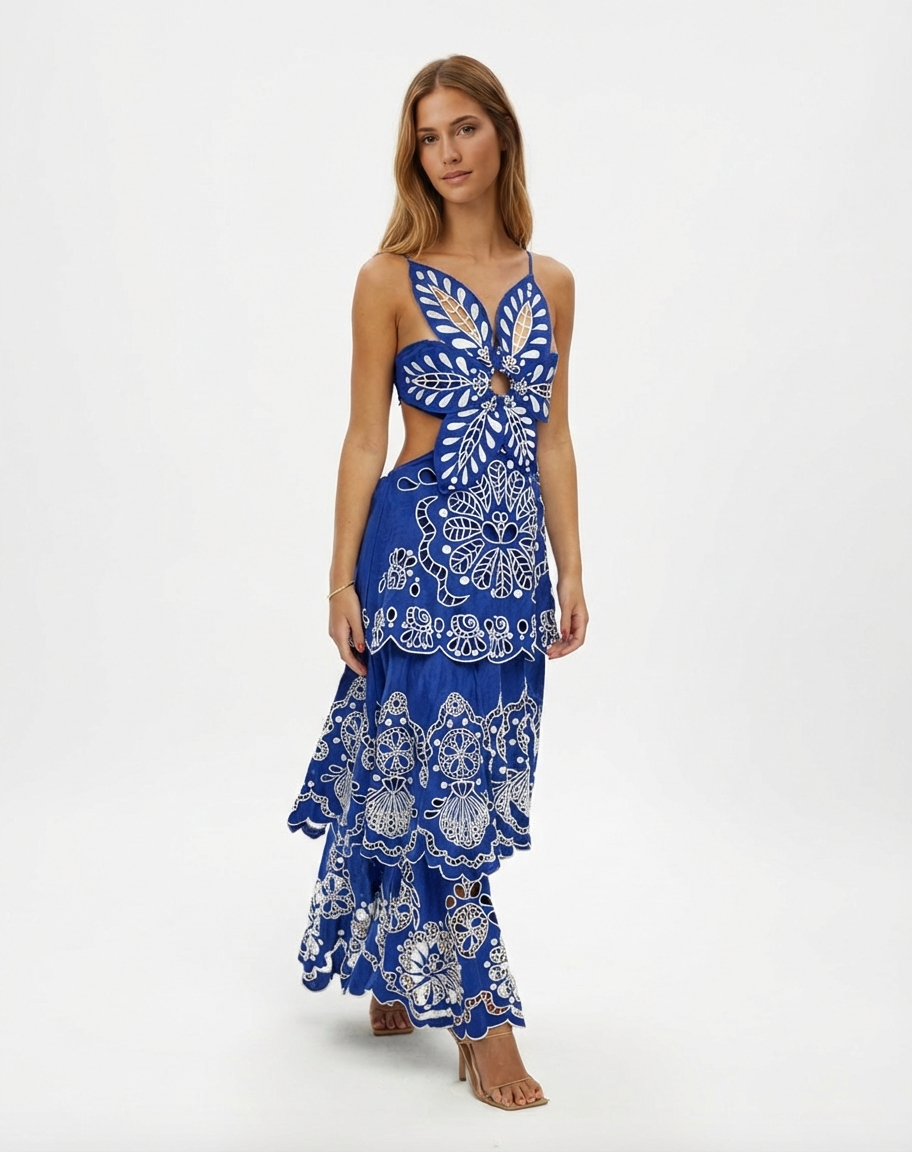 Farm Rio- Vestido Maxi Subi