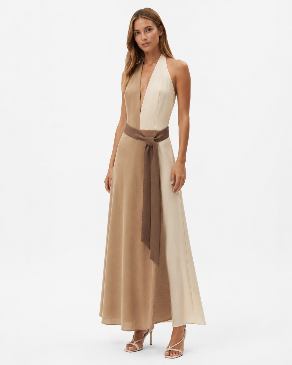 IQ collection - Vestido Midi Sand