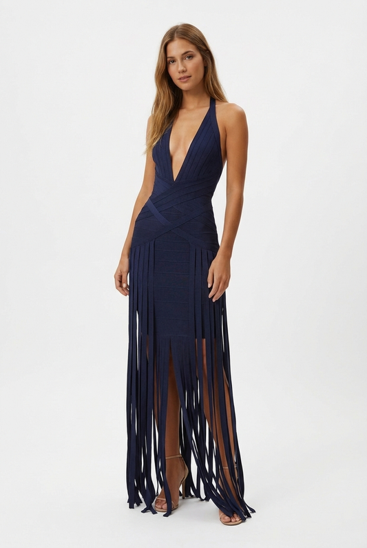 Hervé Léger - Vestido Maxi Twilight