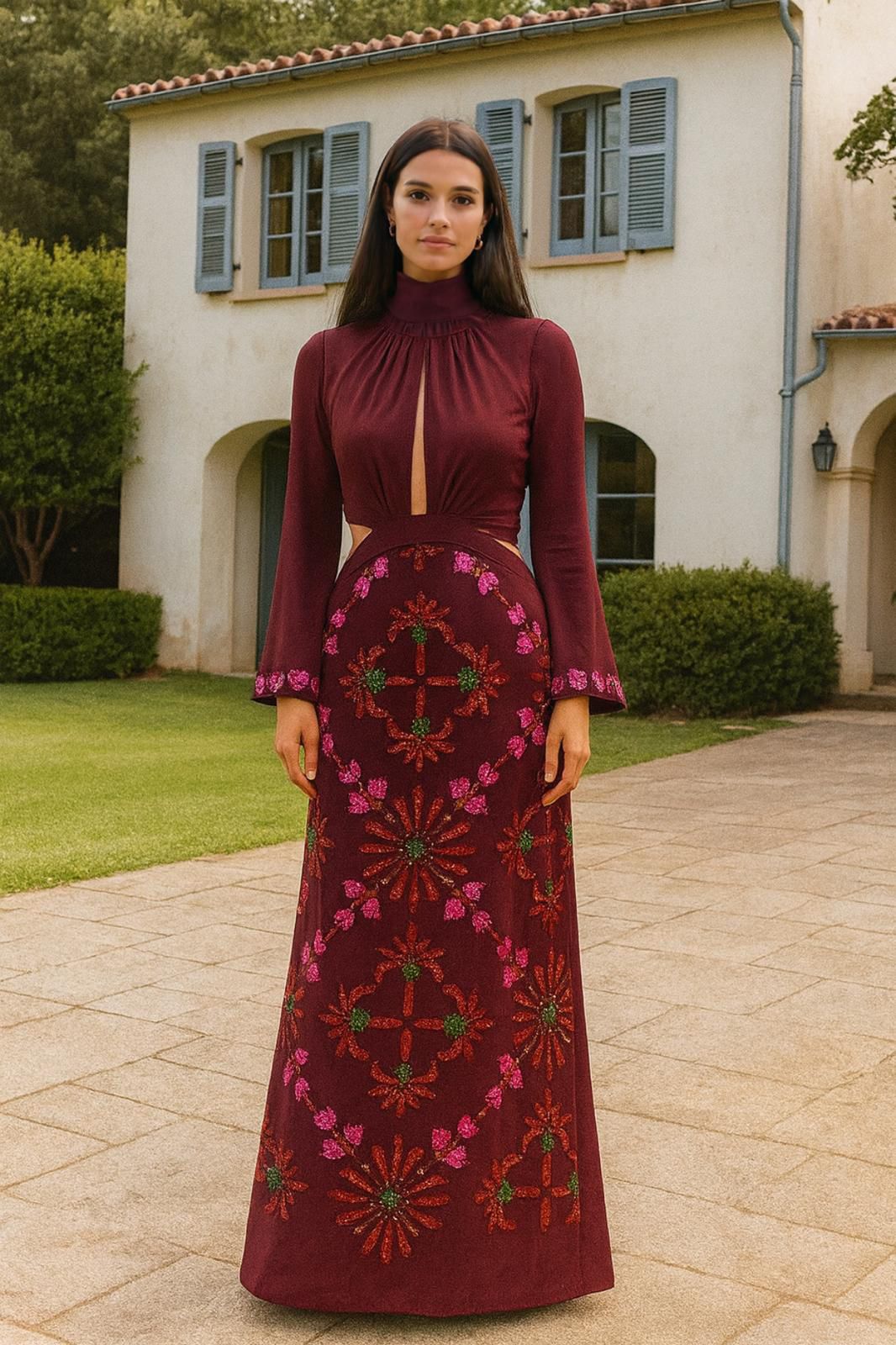 Johanna Ortiz- Vestido Maxi Aurora - Lend the Label 