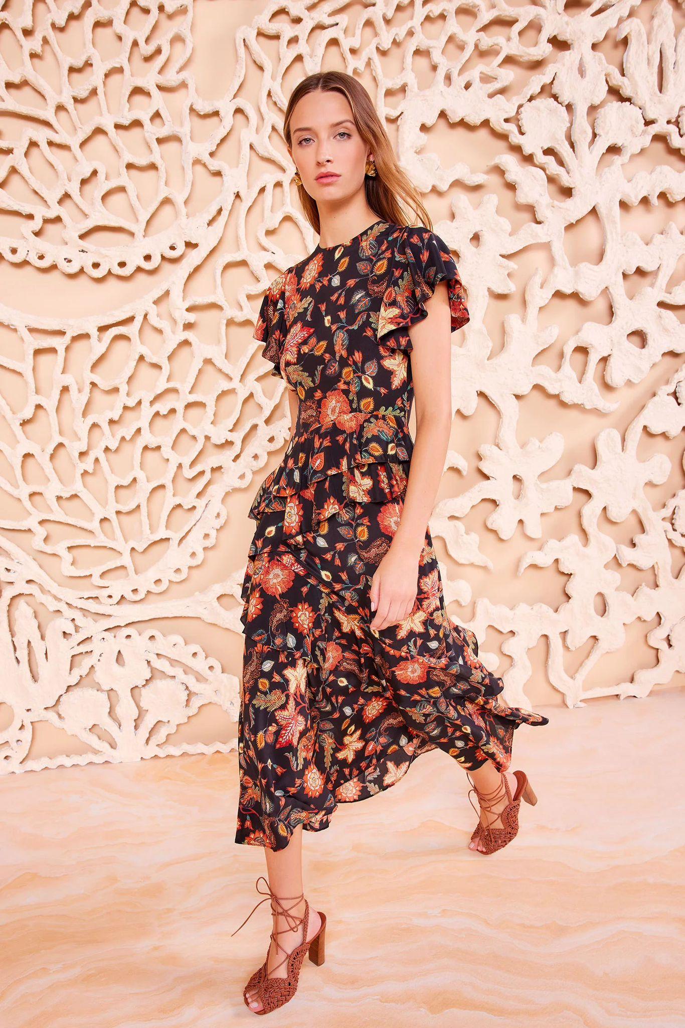 Ulla Johnson - Vestido midi Veta Pre-loved