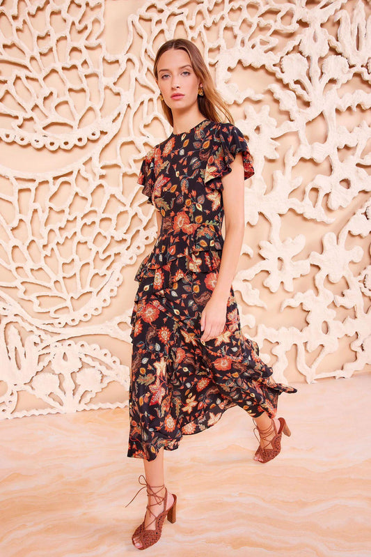 Ulla Johnson - Vestido midi Veta Pre-loved