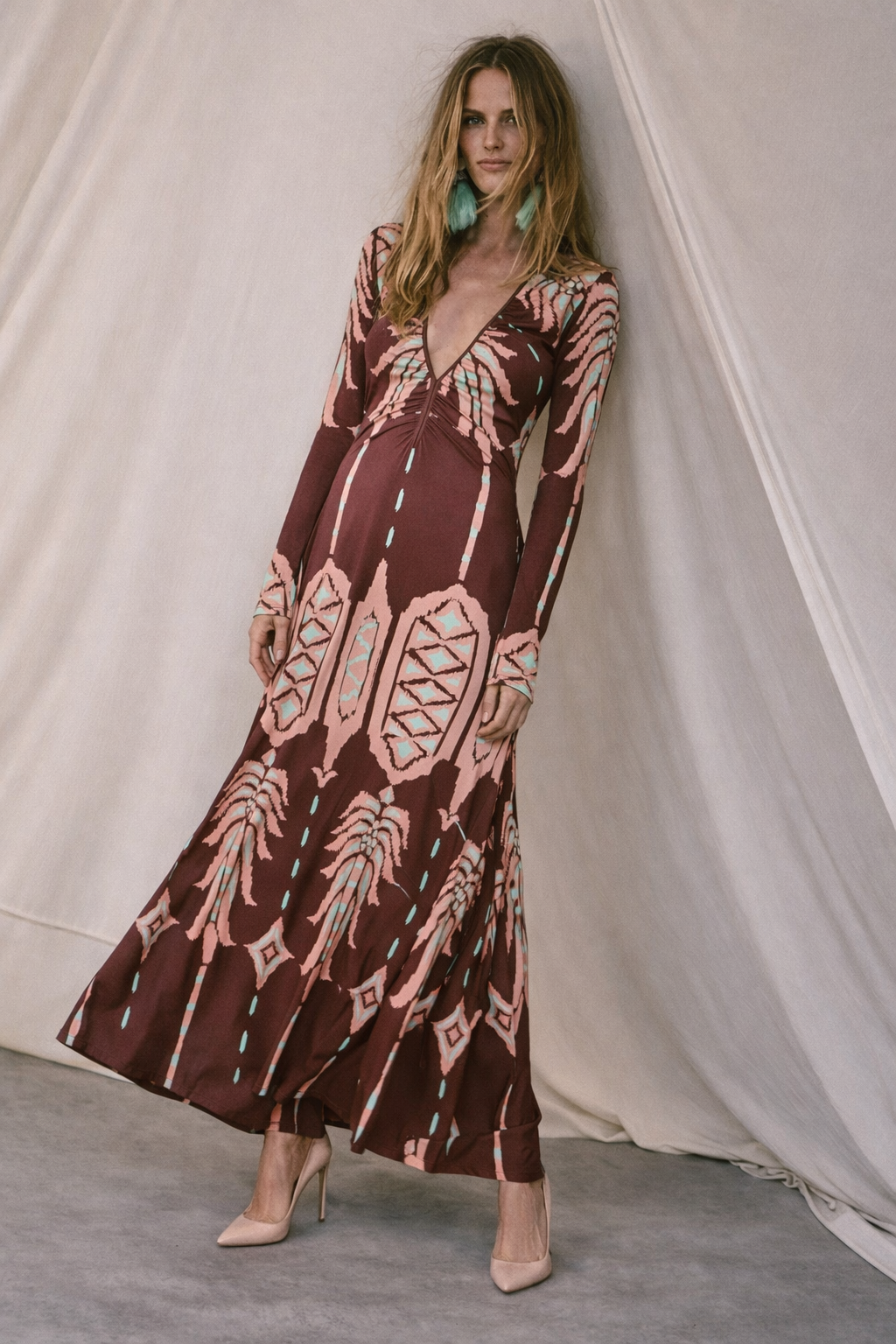 Johanna Ortiz - Vestido Midi Bordax