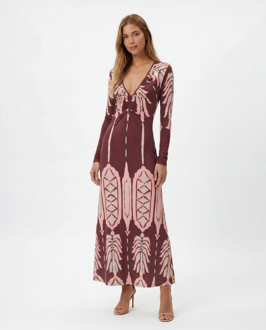 Johanna Ortiz - Vestido Midi Bordax