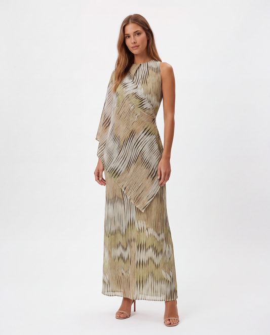 Cho Atelier-Vestido Maxi Lumpur