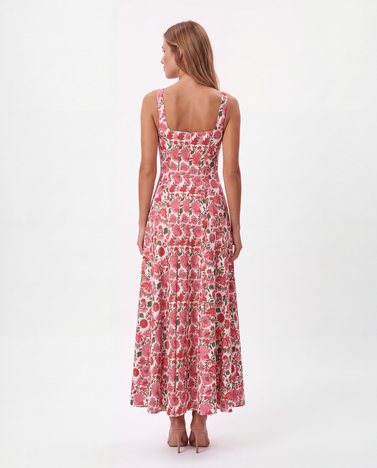 Dahliadahlia - Vestido midi Isdro