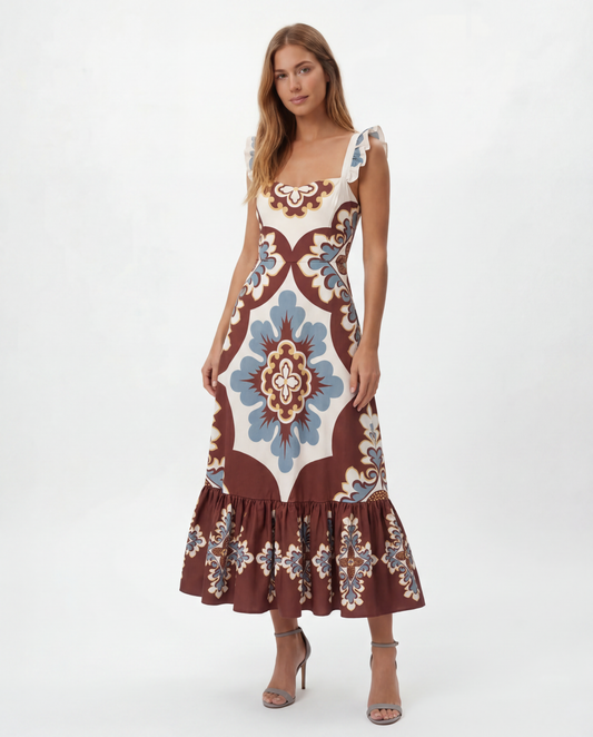 Double J- Vestido Maxi Palazzet