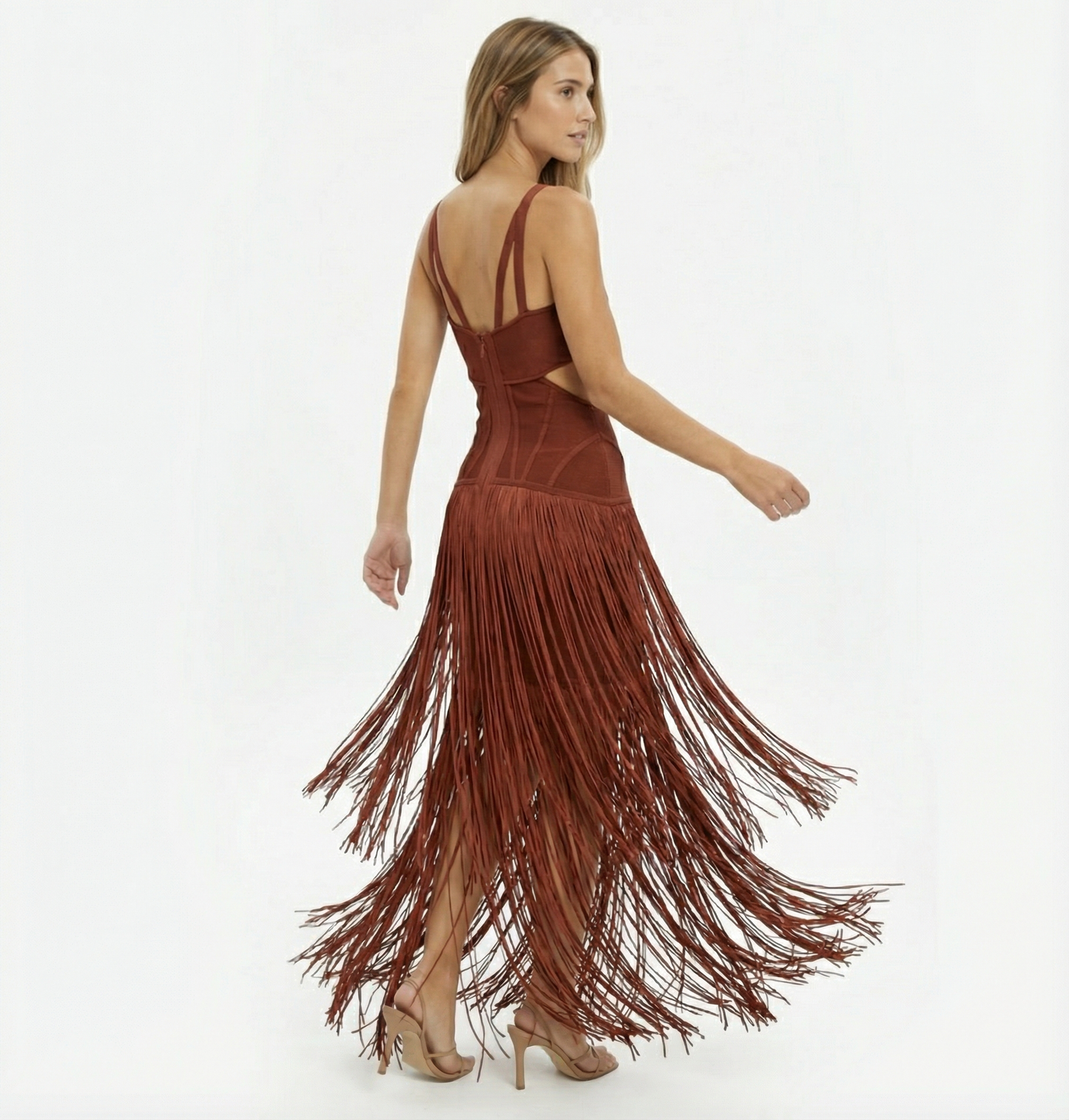 Hervé Léger - Vestido Maxi Eclipse