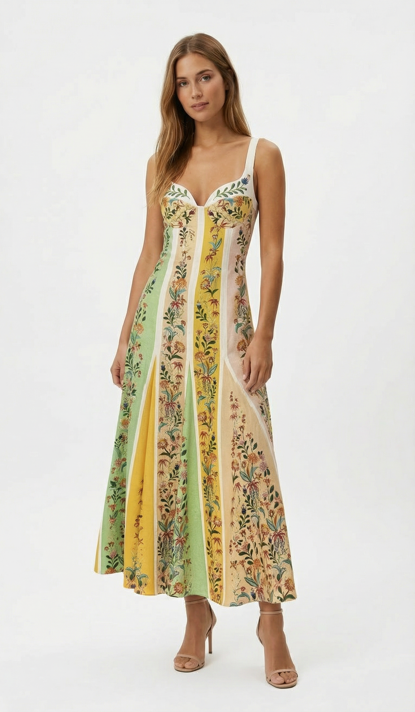 Farm Rio- Vestido Maxi Gardenia