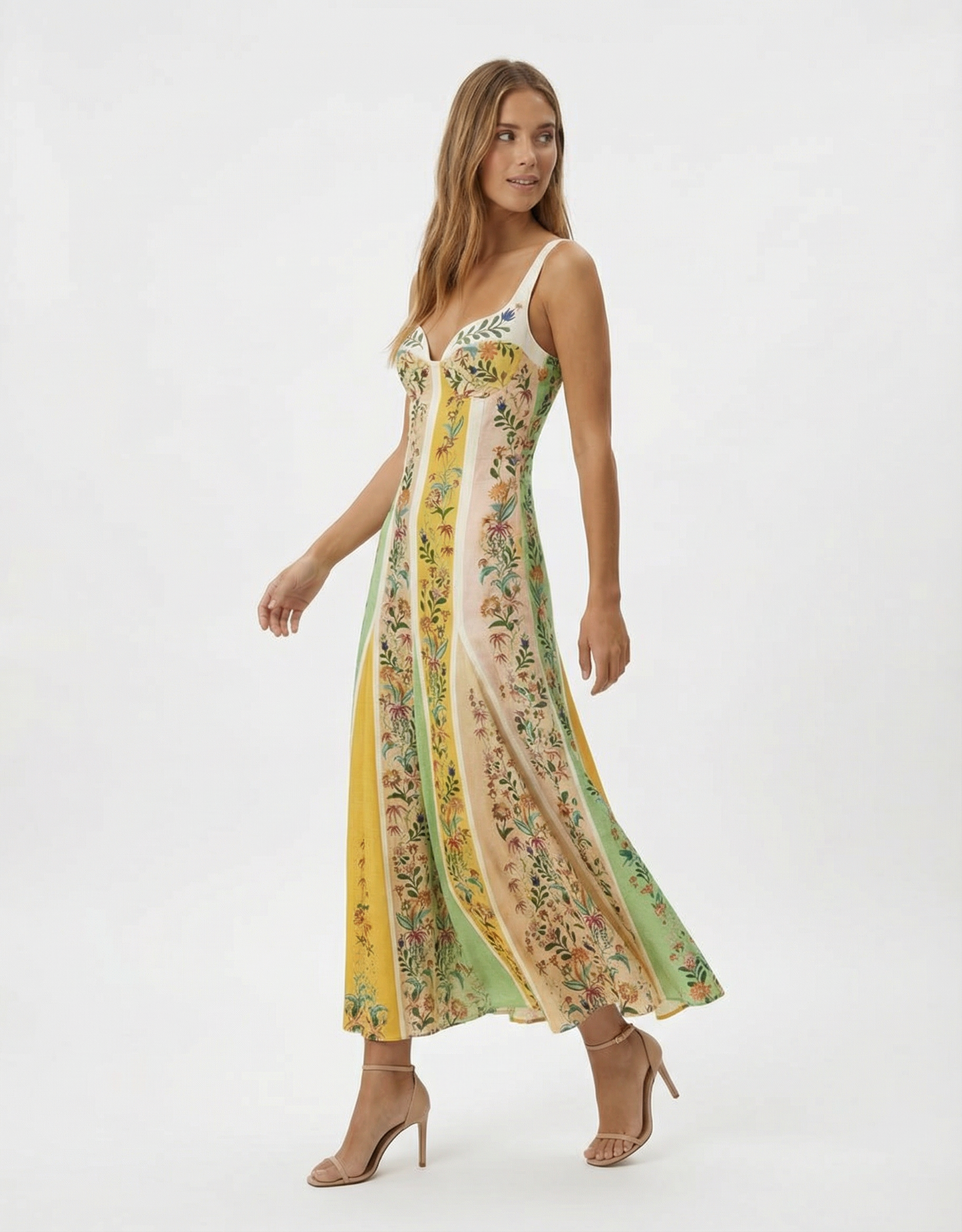 Farm Rio- Vestido Maxi Gardenia