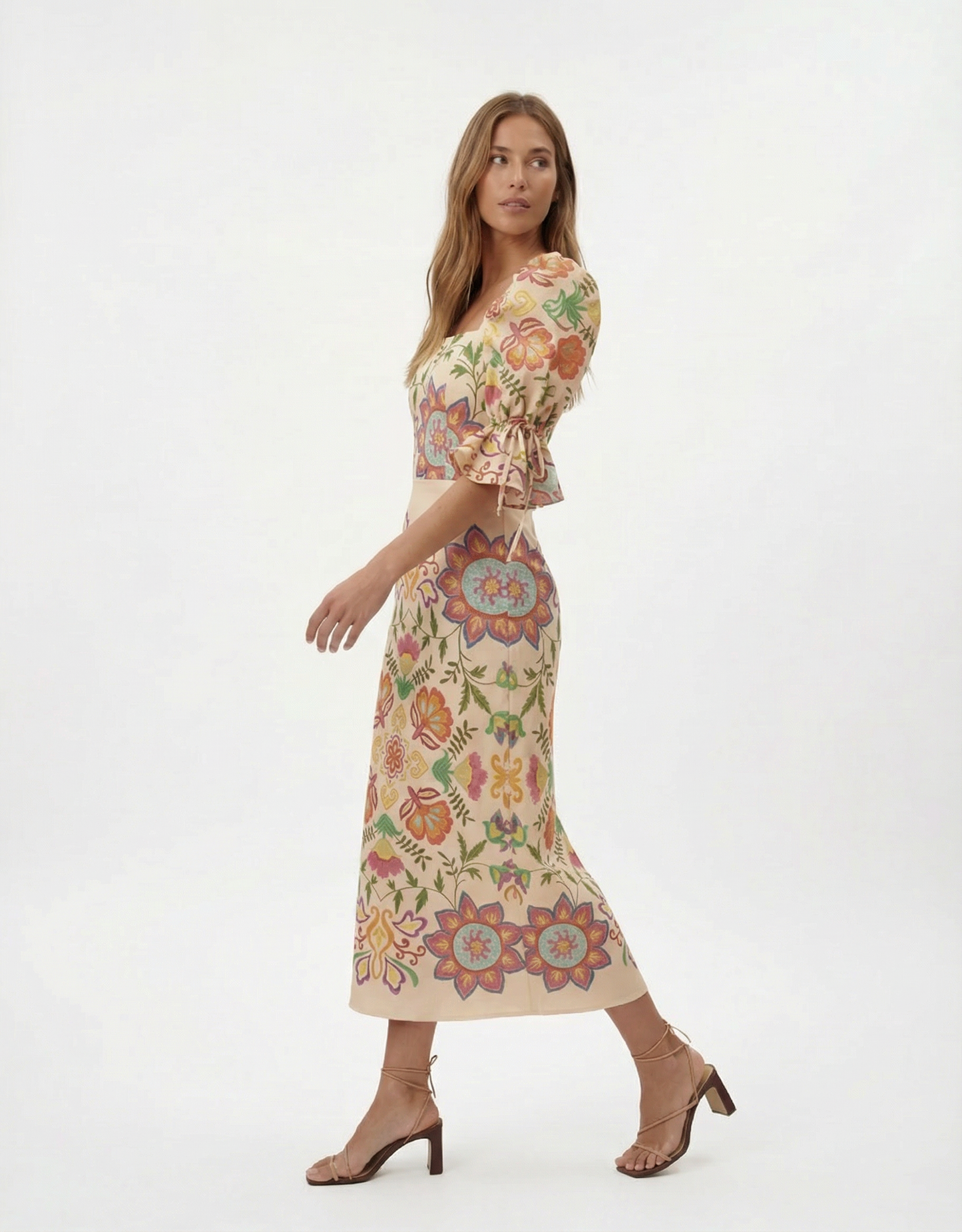 IQ Collection - Vestido Midi Chevalier