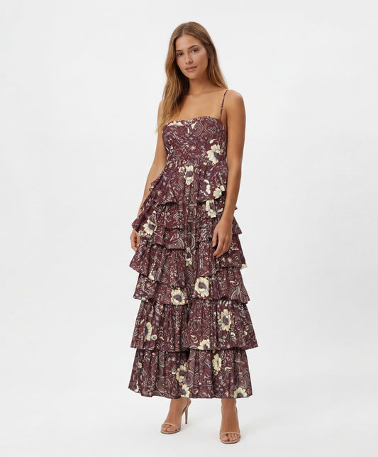 Ulla Johnson-Vestido Midi Hanz