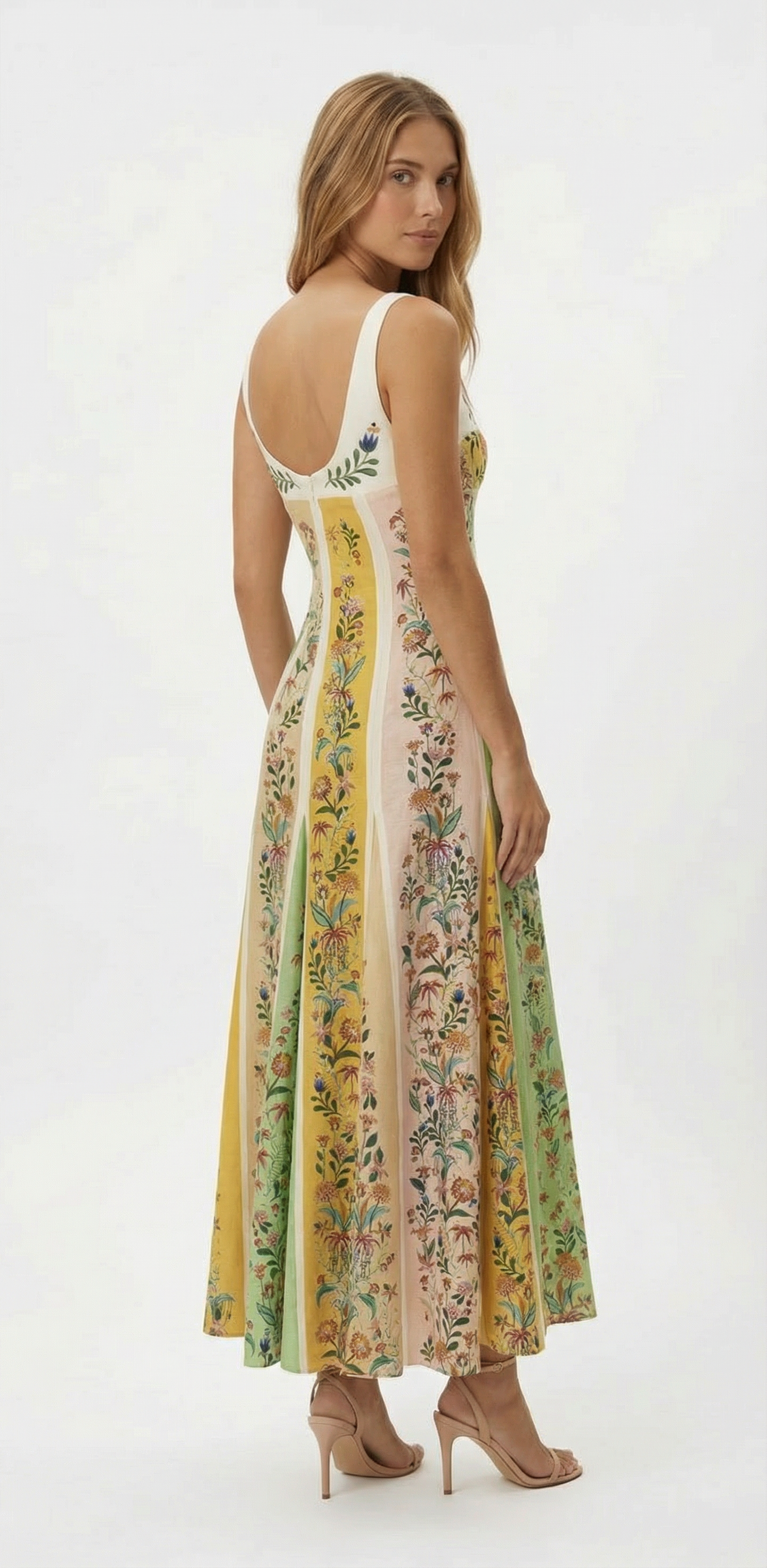 Farm Rio- Vestido Maxi Gardenia
