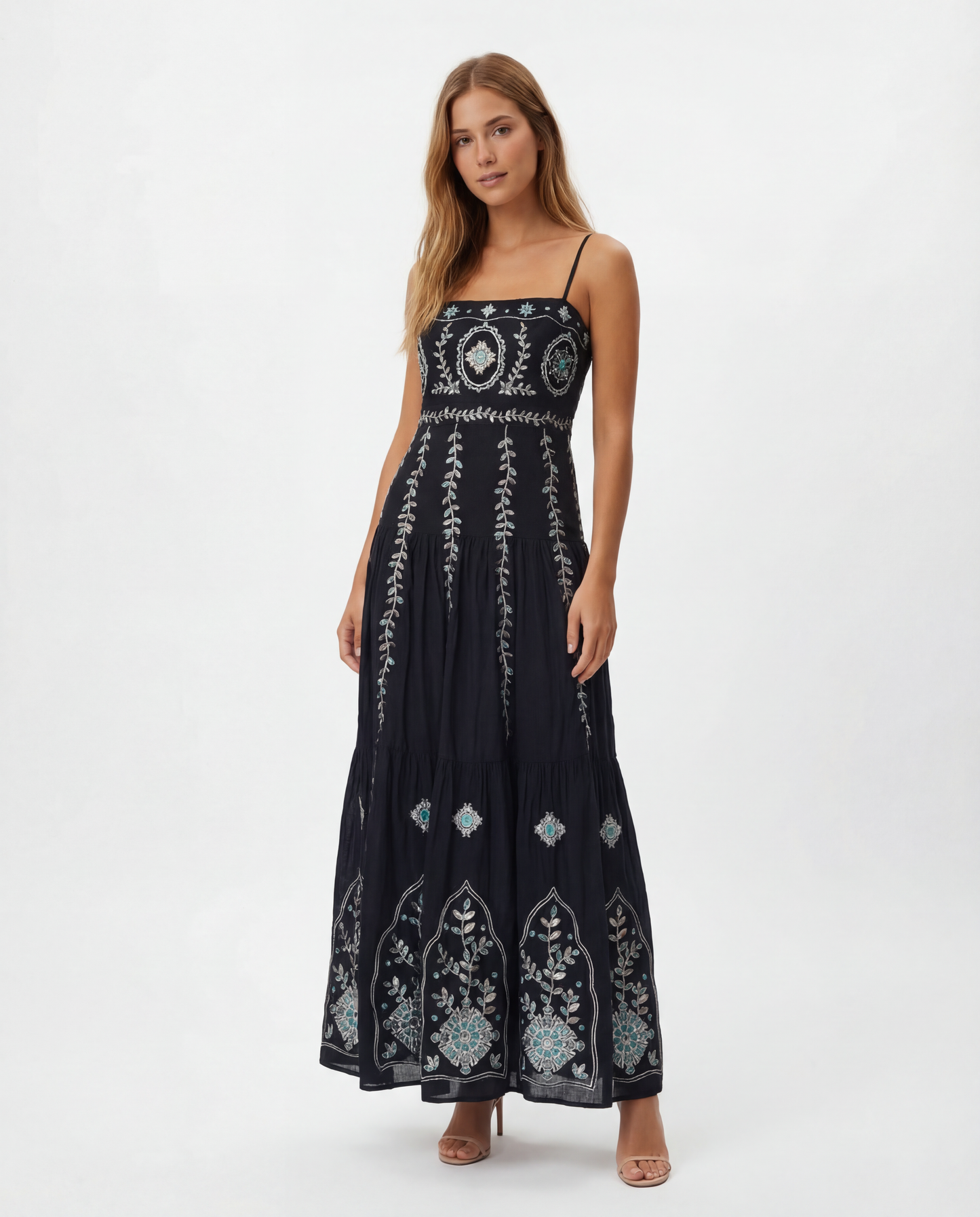 Agua by Agua Bendita - Vestido Maxi Relicario