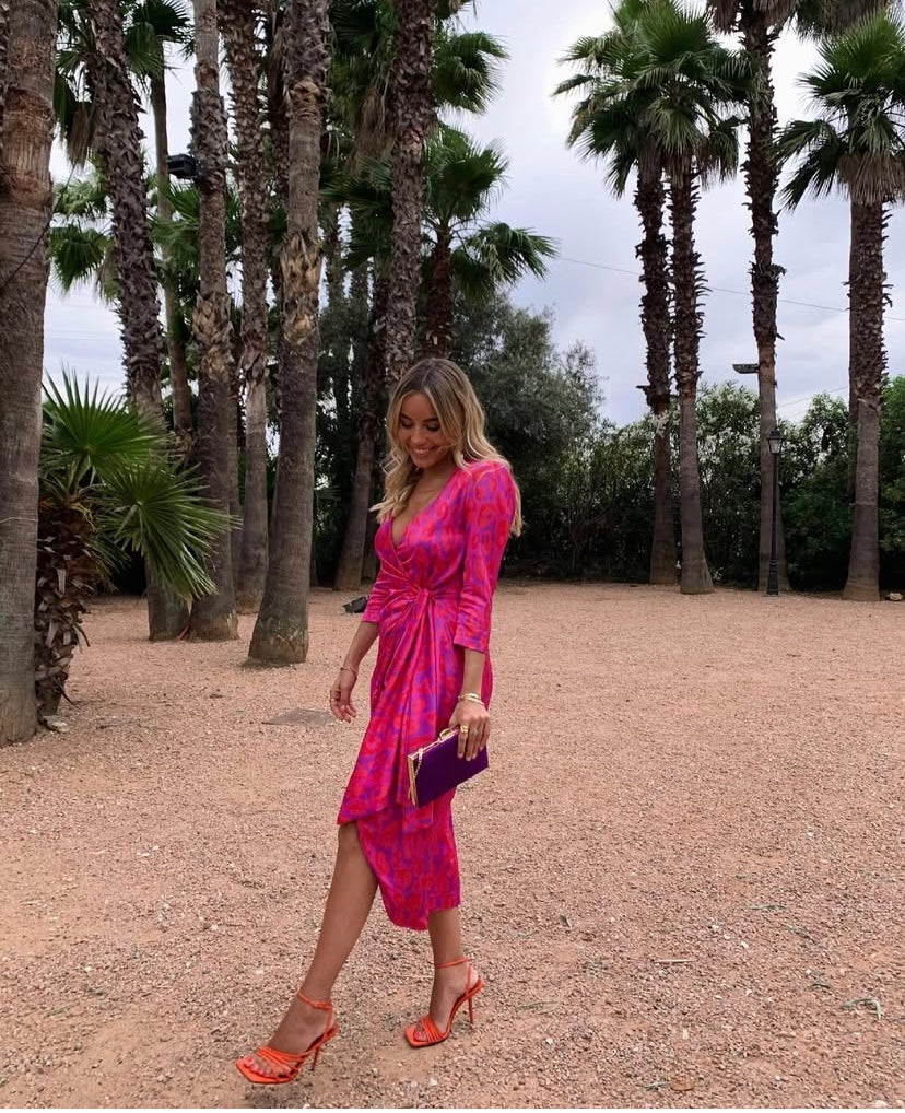 Laagam- Vestido Midi Printemps pre-loved