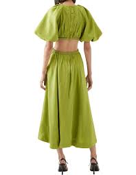 Aje- Vestido Midi Lime Pre-loved