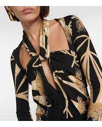 Johanna Ortiz- Vestido midi Ecru