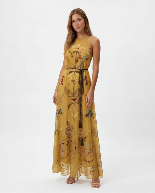 Is Coming- Vestido Maxi Humming