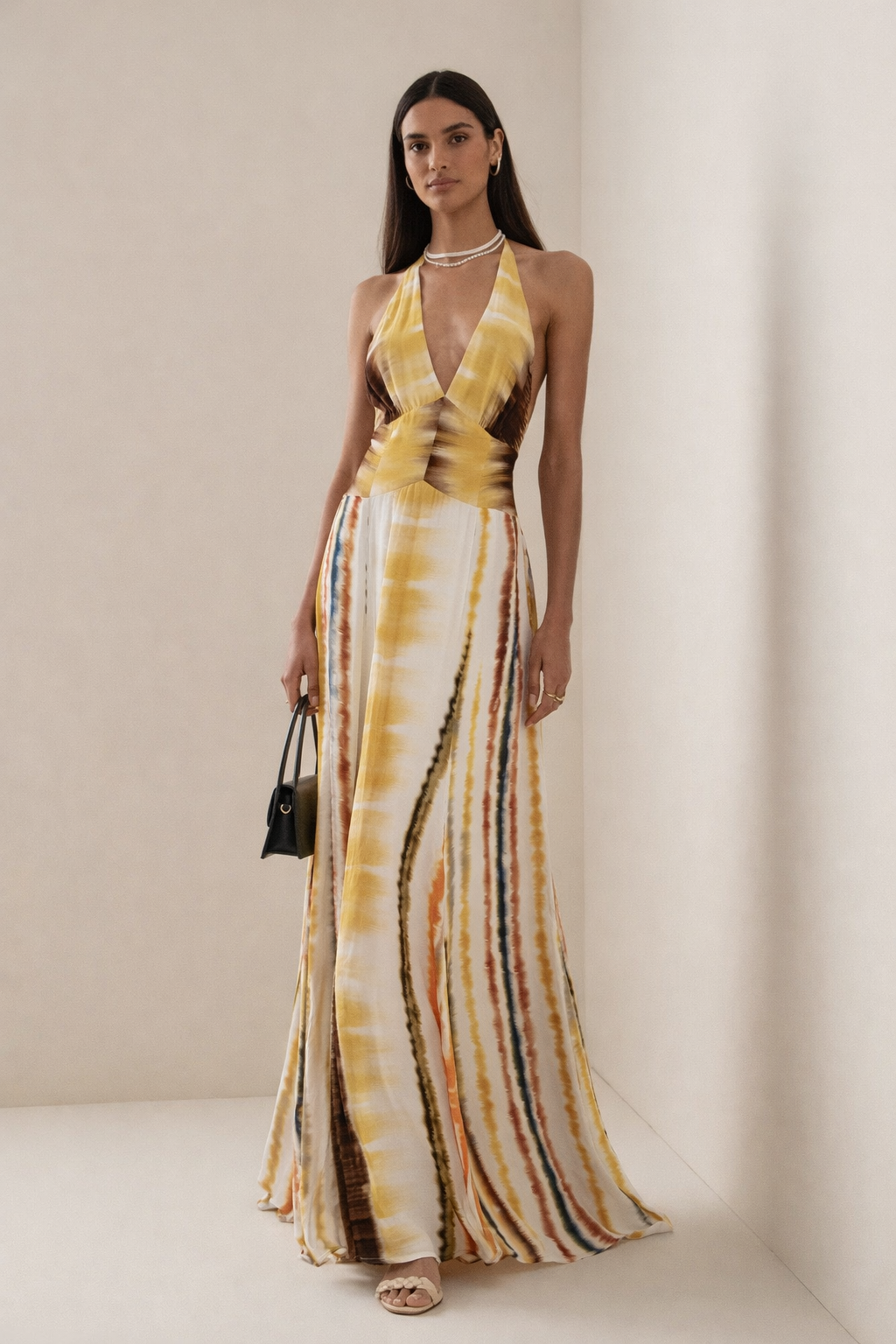 Silvia Tcherassi- Vestido Maxi Lemon