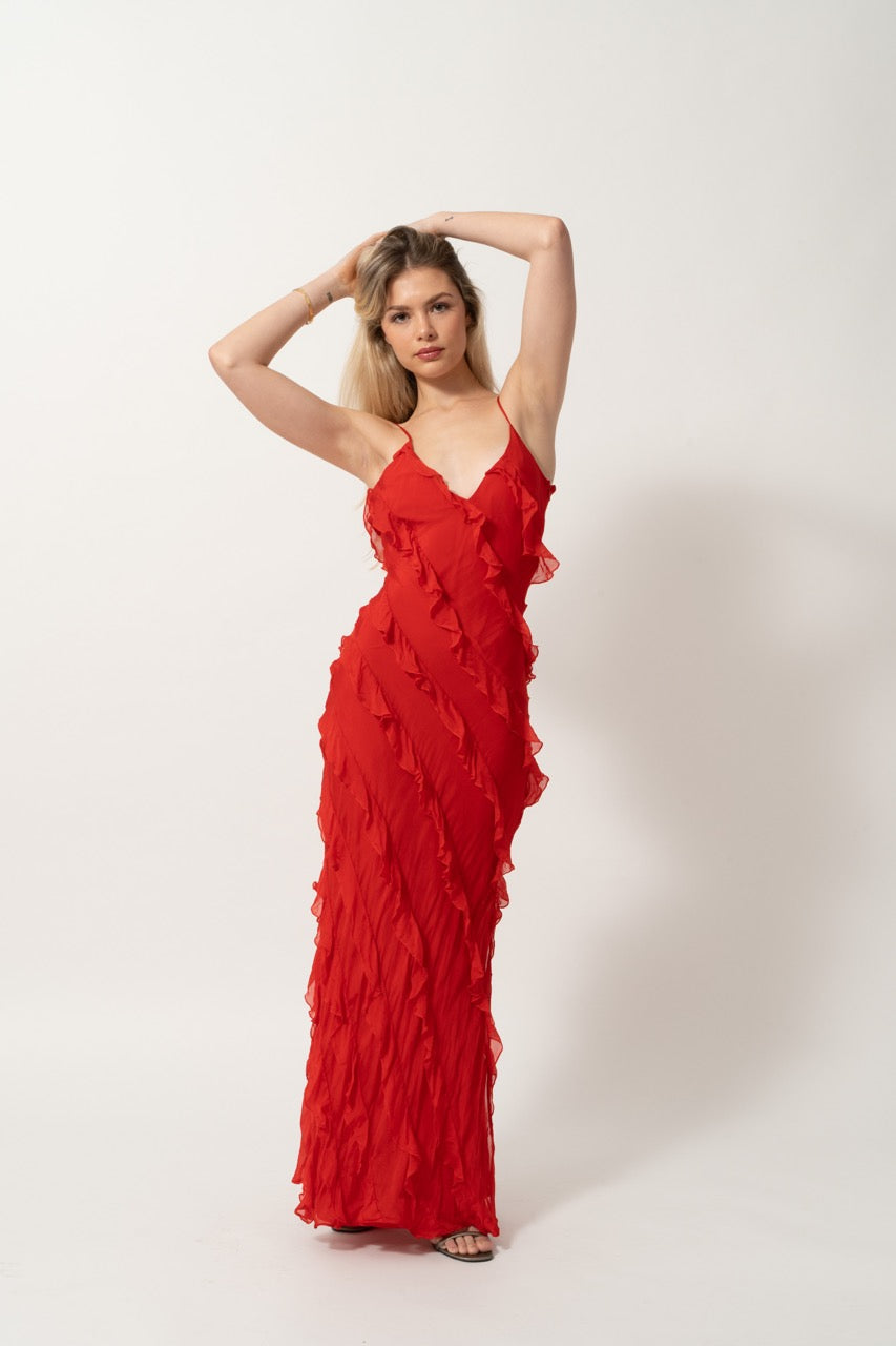 Rat&Boa - Vestido Maxi Rouge