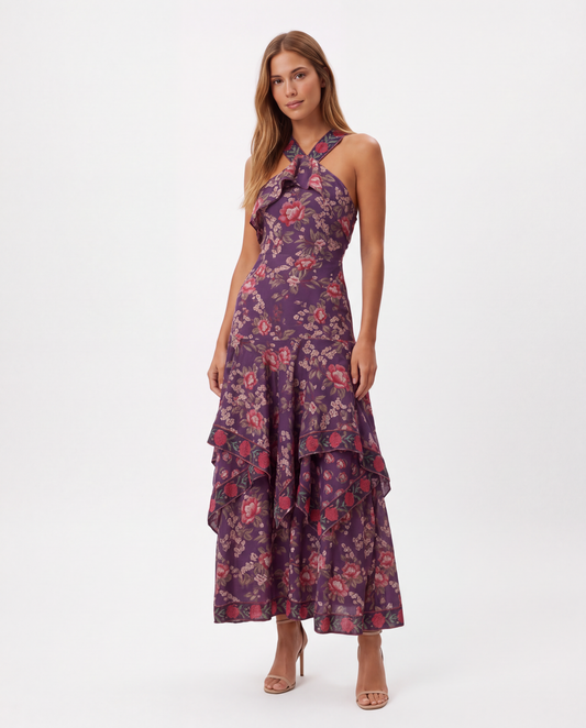 Philippa 1970  - Vestido Midi Bohemy