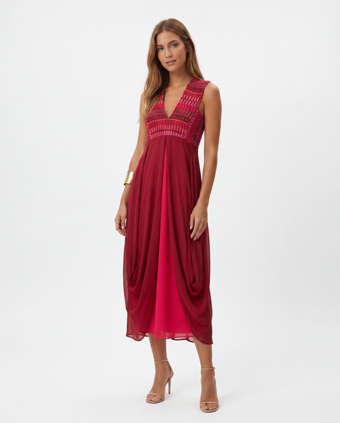 Baudesson - vestido Midi Redeo