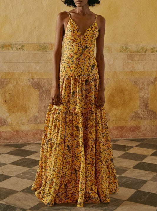 Agua by Agua Bendita - Vestido Maxi Narcissus Pre-loved