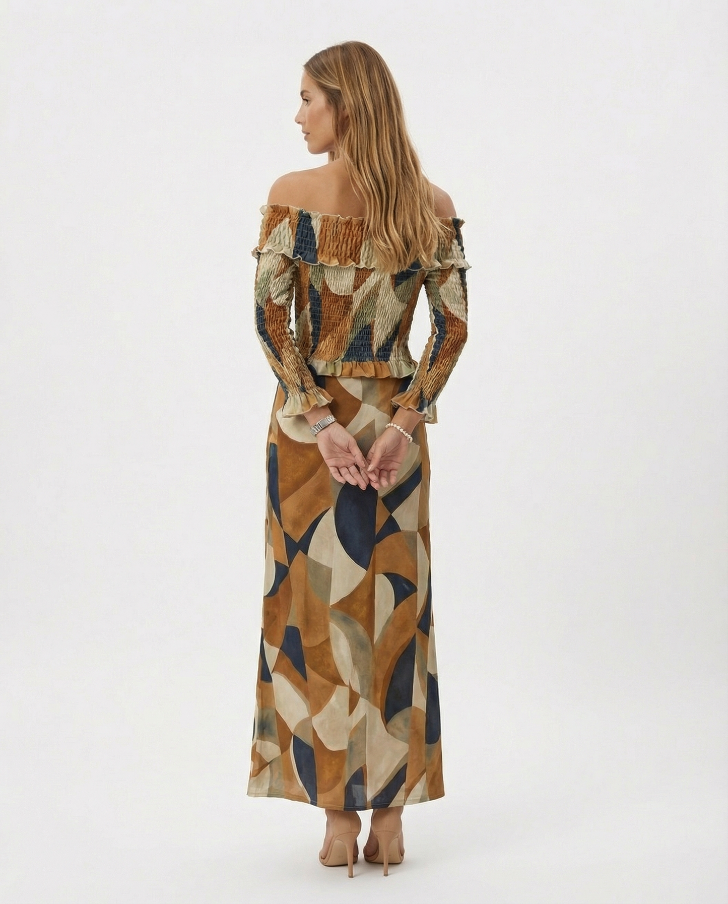 Pietra- Vestido Midi Terra