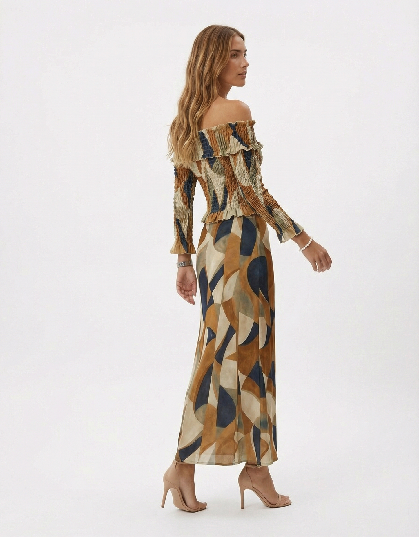 Pietra- Vestido Midi Terra