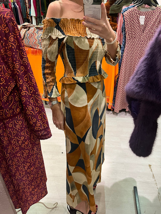 Pietra- Vestido Midi Terra - Lend the Label 