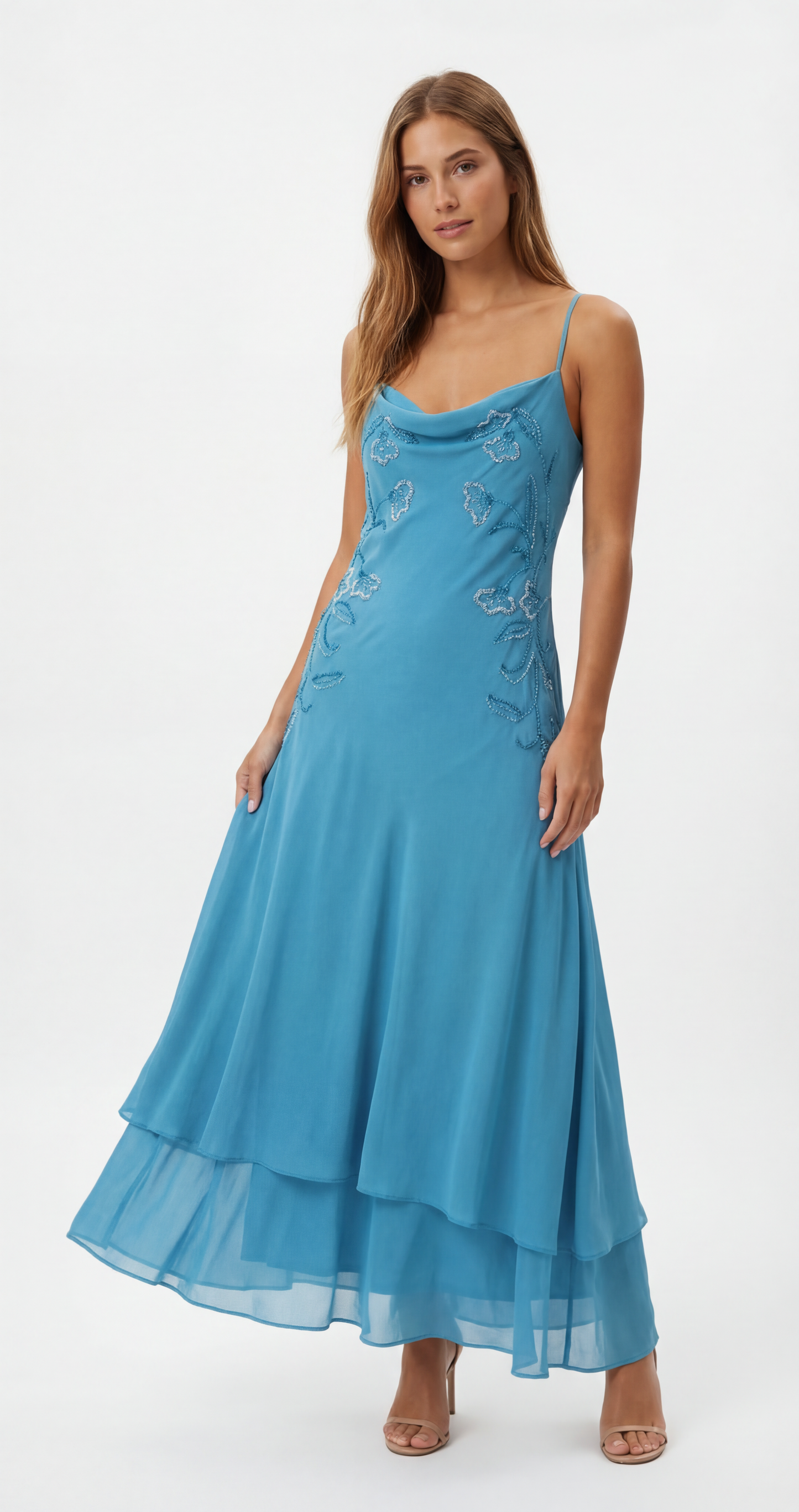 Velvet Vintage - Vestido Midi Gilded