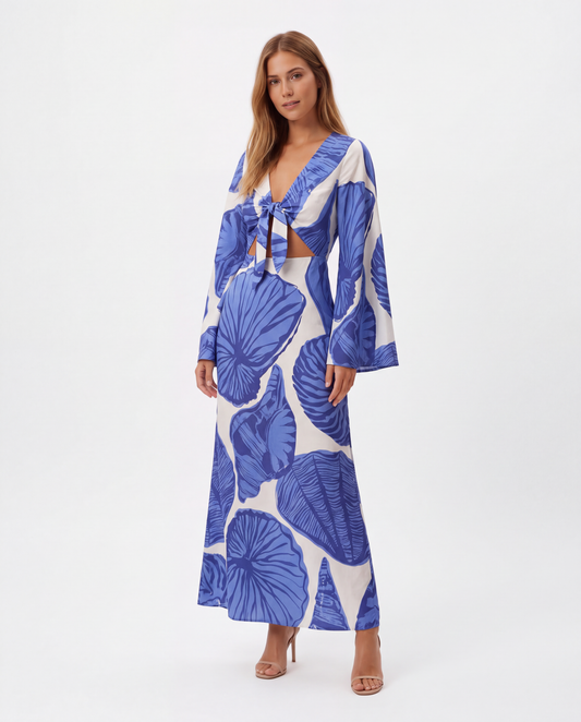 Johanna Ortiz - Vestido Midi Kyma
