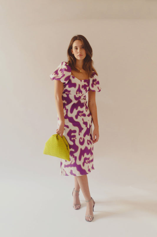 Laagam- Vestido Midi Fleur pre-loved