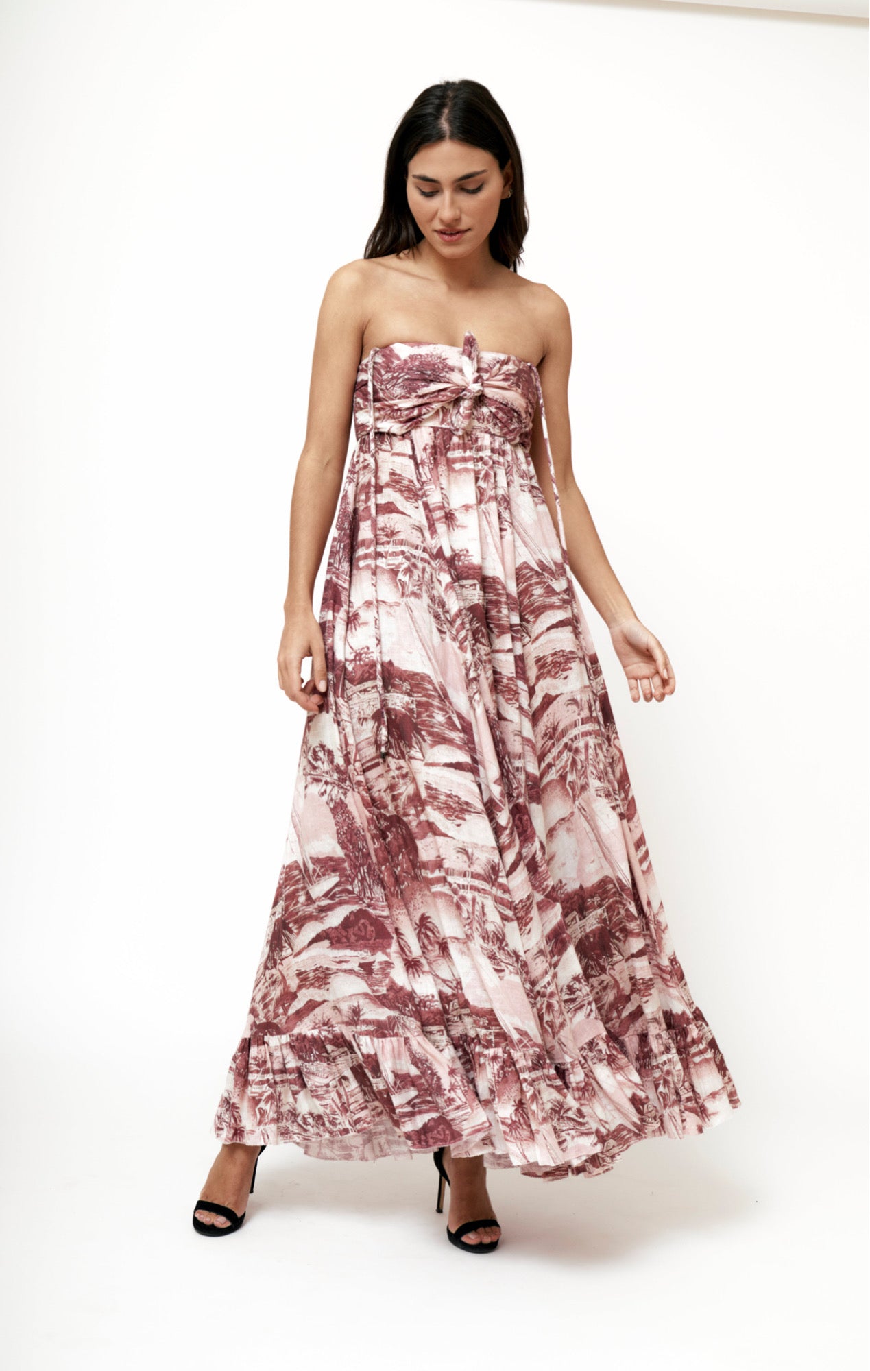 Zimmermann - Vestido Maxi Niza - Lend the Label 
