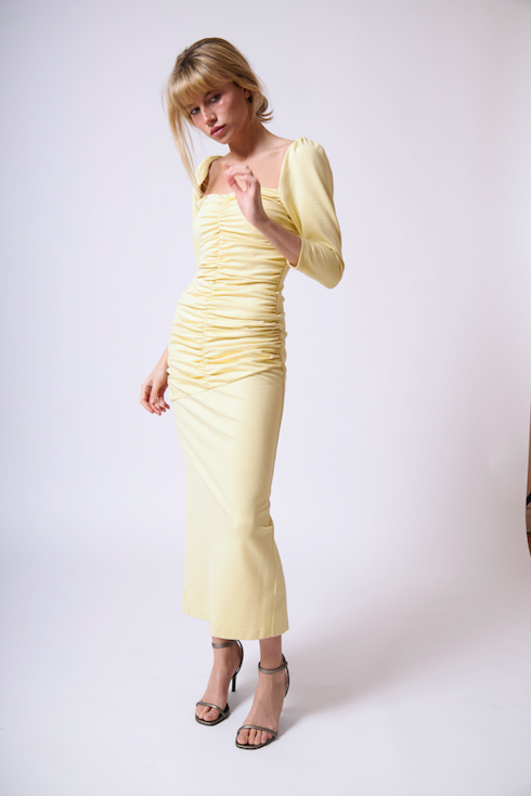 vestido midi, vestido bodas, vestido eventos, vestido de invitada, invitadísima.