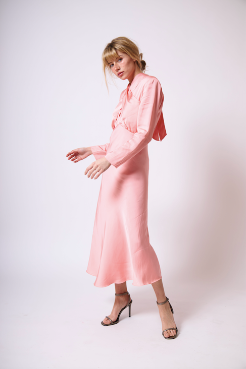 Sandro - Vestido pre-loved Midi Lilac