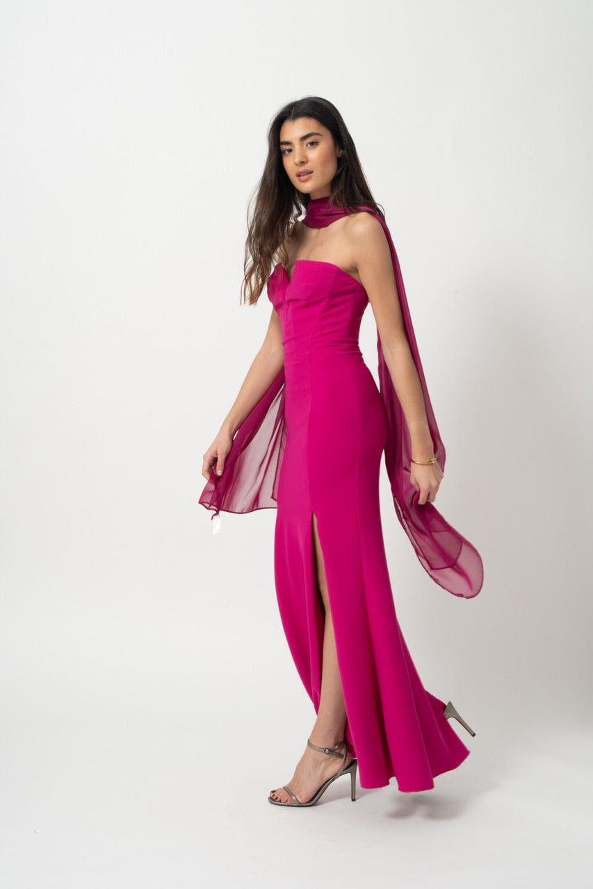 V.era W.ang - Vestido Maxi  Prisma
